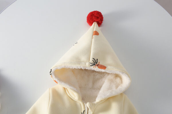 6 (10) Enterito con Renos de Algodon forrado con Polar