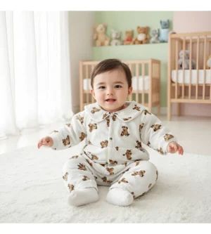 Enterito Abrigado Todo Forrado con Ositos