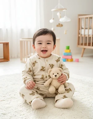 Enterito Abrigado Todo Forrado con Ositos