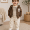 Campera de Algodón grueso con Capucha