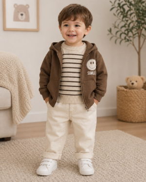 Campera de Algodón grueso con Capucha