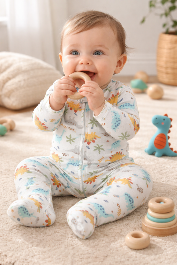 Enterito de Algodón Suave con Cierre