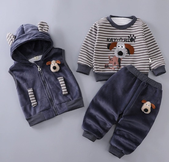 Conjunto de Buzo, Pantalón y Chaleco