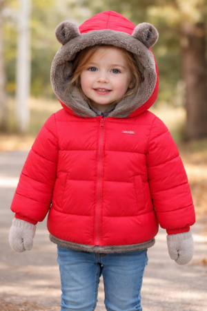 Campera Abrigada Unisex con Polar y Capucha