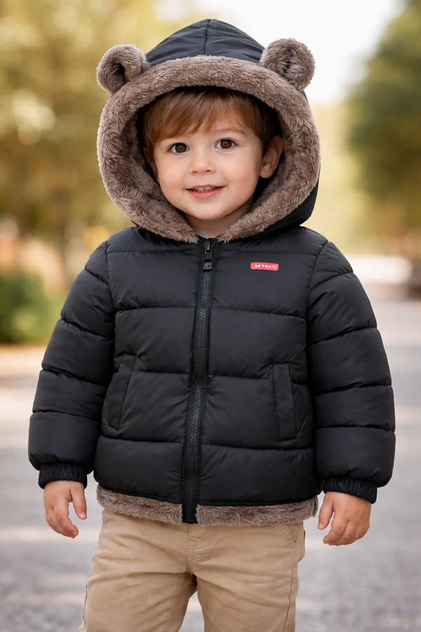 Campera Abrigada Unisex con Polar y Capucha